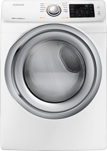 UPC 887276256177 product image for Samsung - 7.5 Cu. Ft. 10-Cycle Electric Dryer with Steam - White | upcitemdb.com