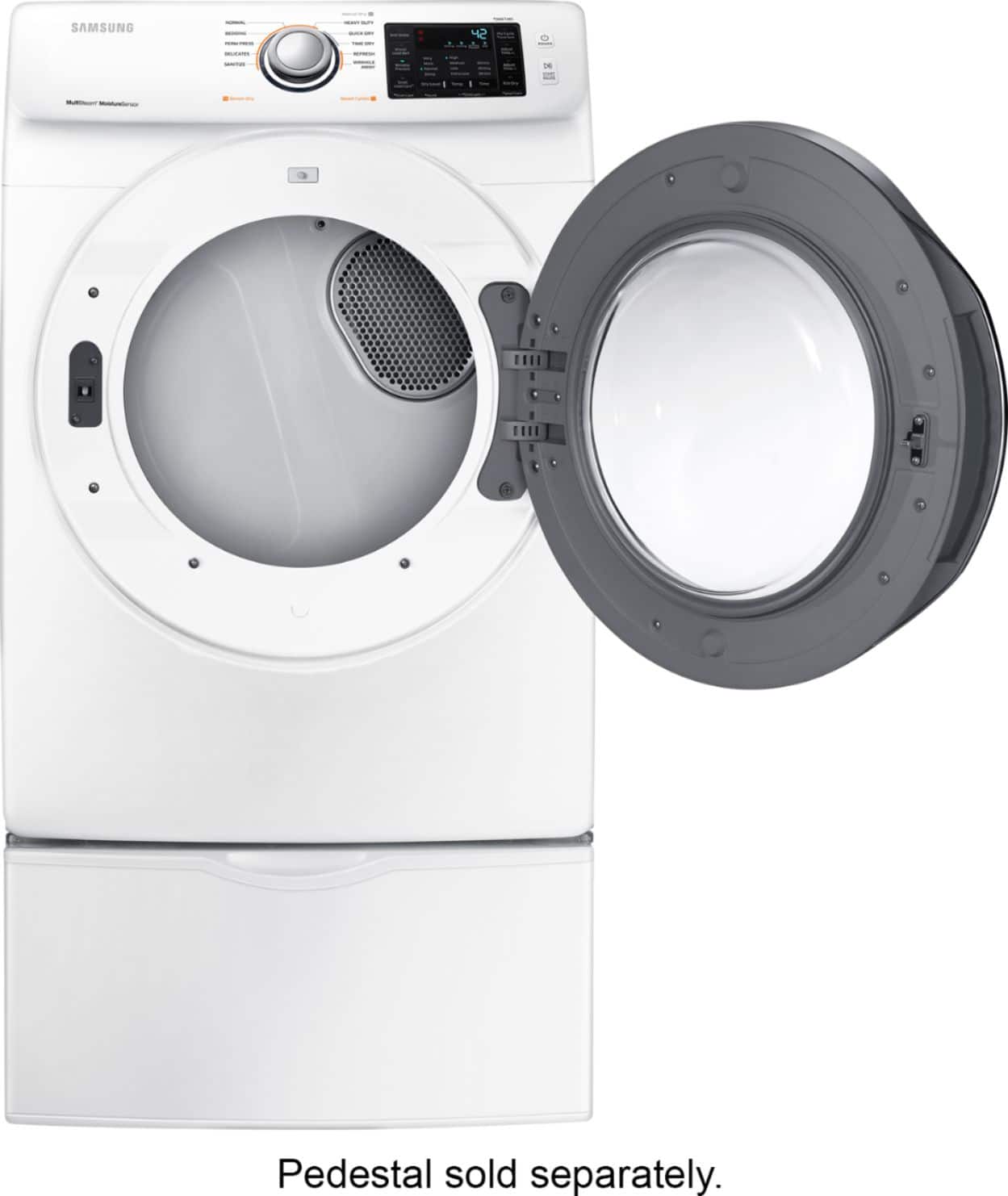 Alt View 11. Samsung - 7.5 Cu. Ft. 10-Cycle Gas Dryer with Steam.
