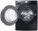 Alt View Zoom 5. Samsung - 4.5 Cu. Ft. 8-Cycle Fingerprint Resistant Front-Loading Washer - Black stainless steel.