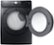 Alt View Zoom 12. Samsung - 7.5 Cu. Ft. 10-Cycle Electric Dryer with Steam - Black stainless steel.