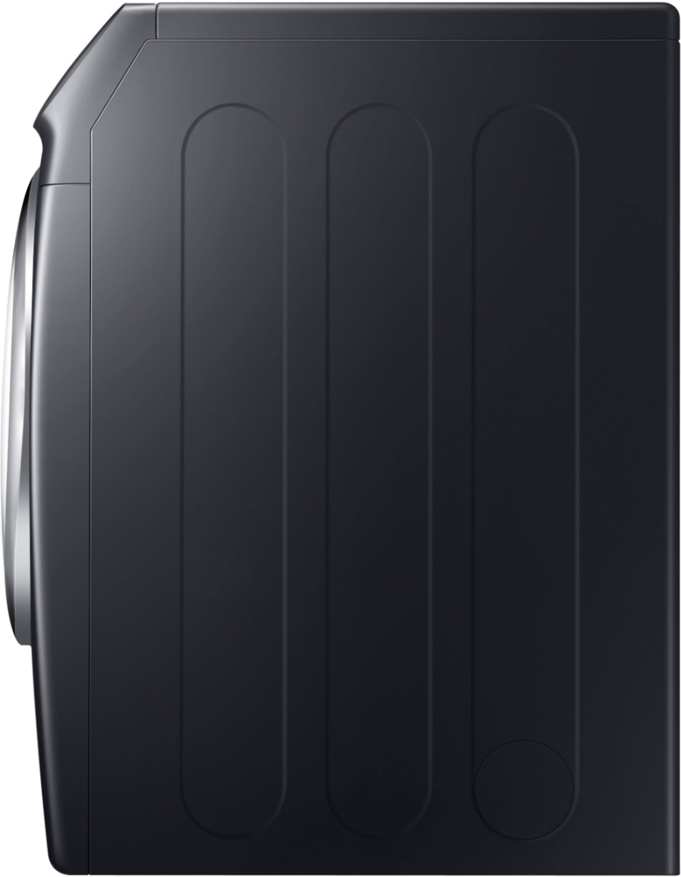 Alt View 13. Samsung - 7.5 Cu. Ft. 10-Cycle Fingerprint Resistant Gas Dryer with Steam.