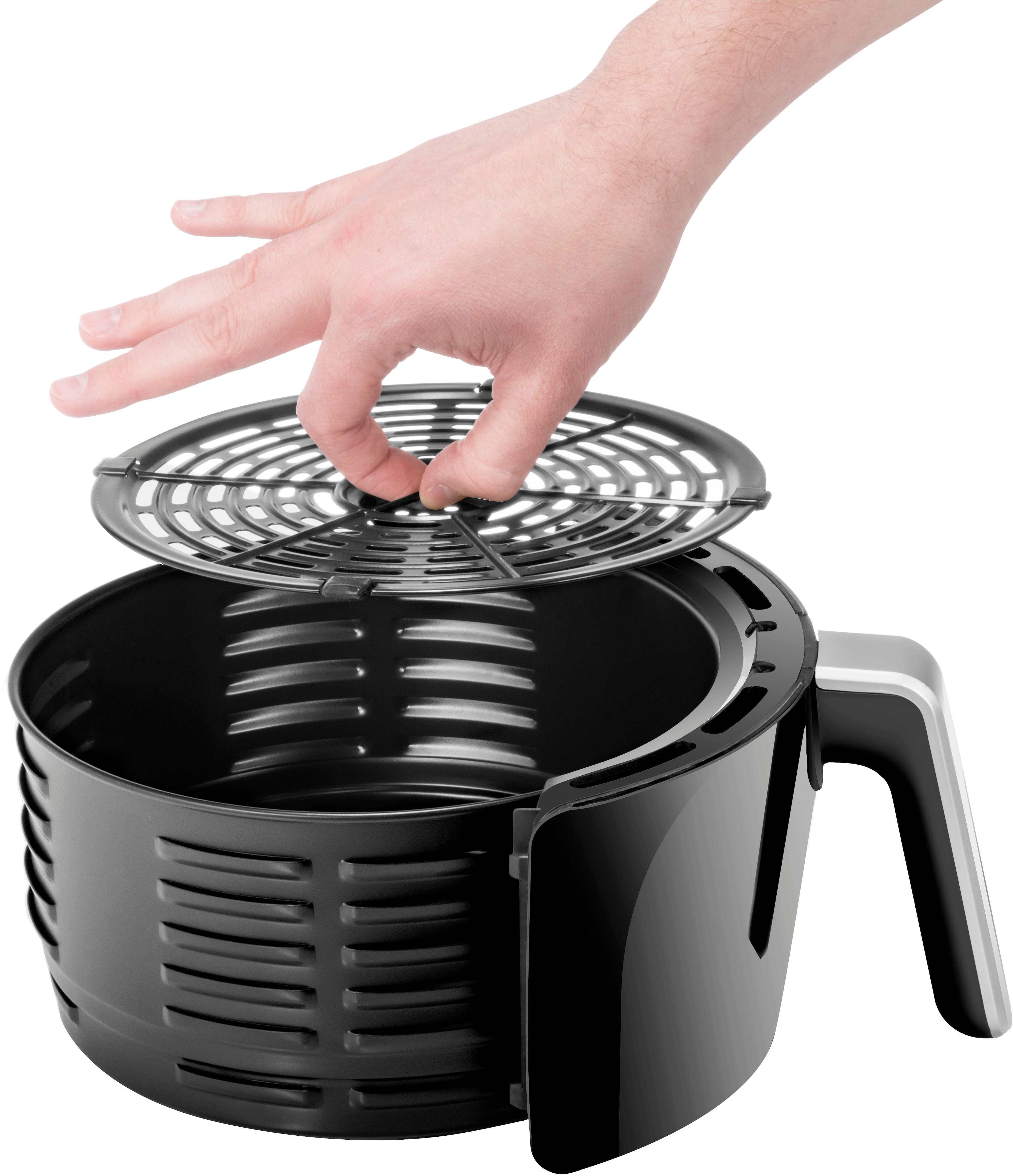 Alt View 12. Chefman - 3.5L Analog Air Fryer - Black.