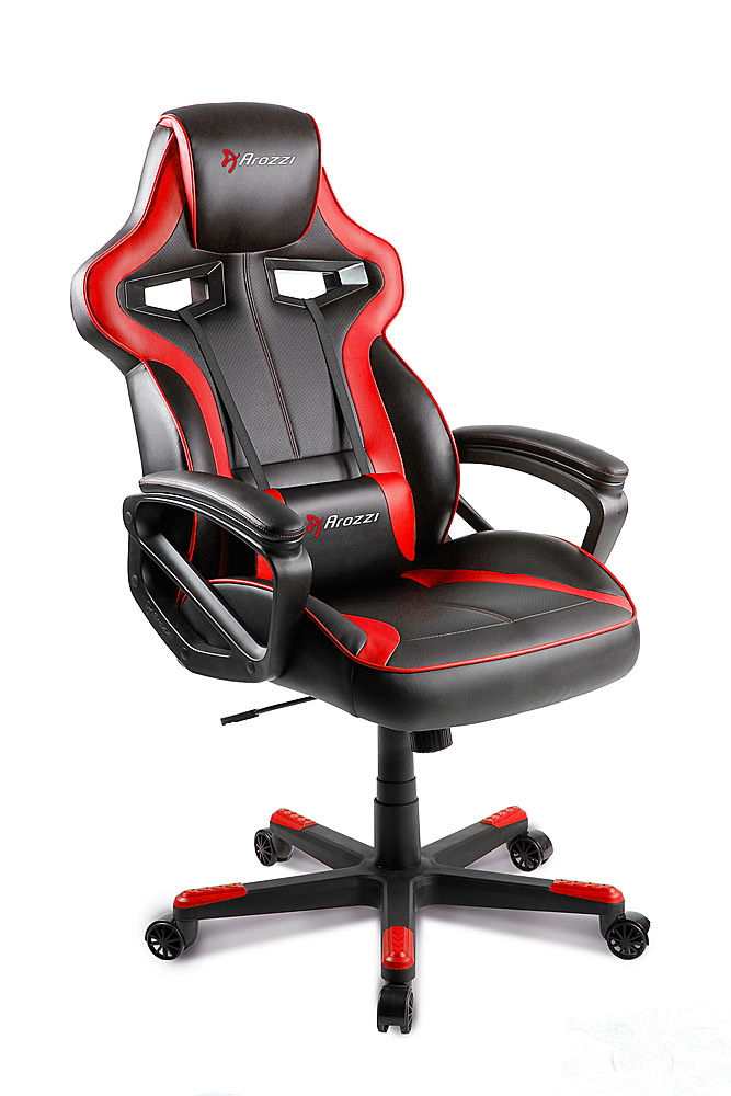 Angle View: Arozzi - Milano Gaming/Office Chair - Red