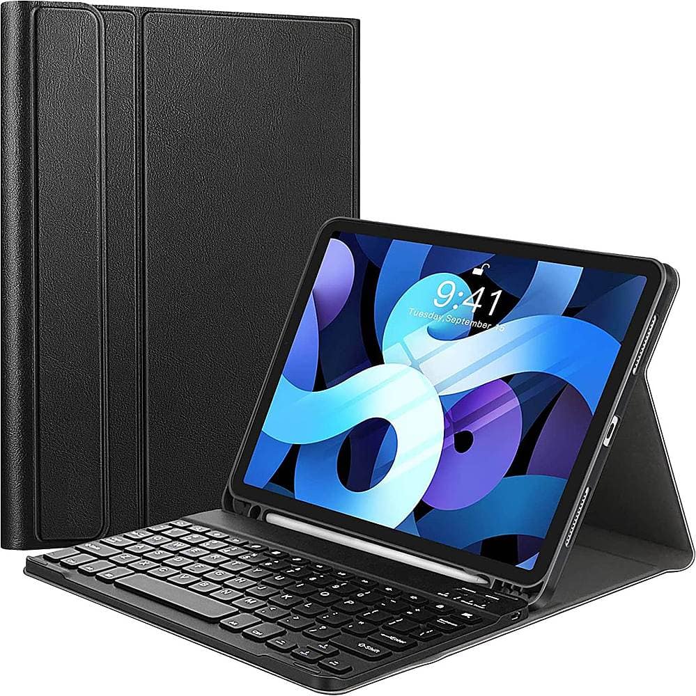 Alt View Zoom 18. SaharaCase - Keyboard Folio Case for Apple iPad Air 10.9" (4th Generation 2020 and 5th Generation 2022) - Black.