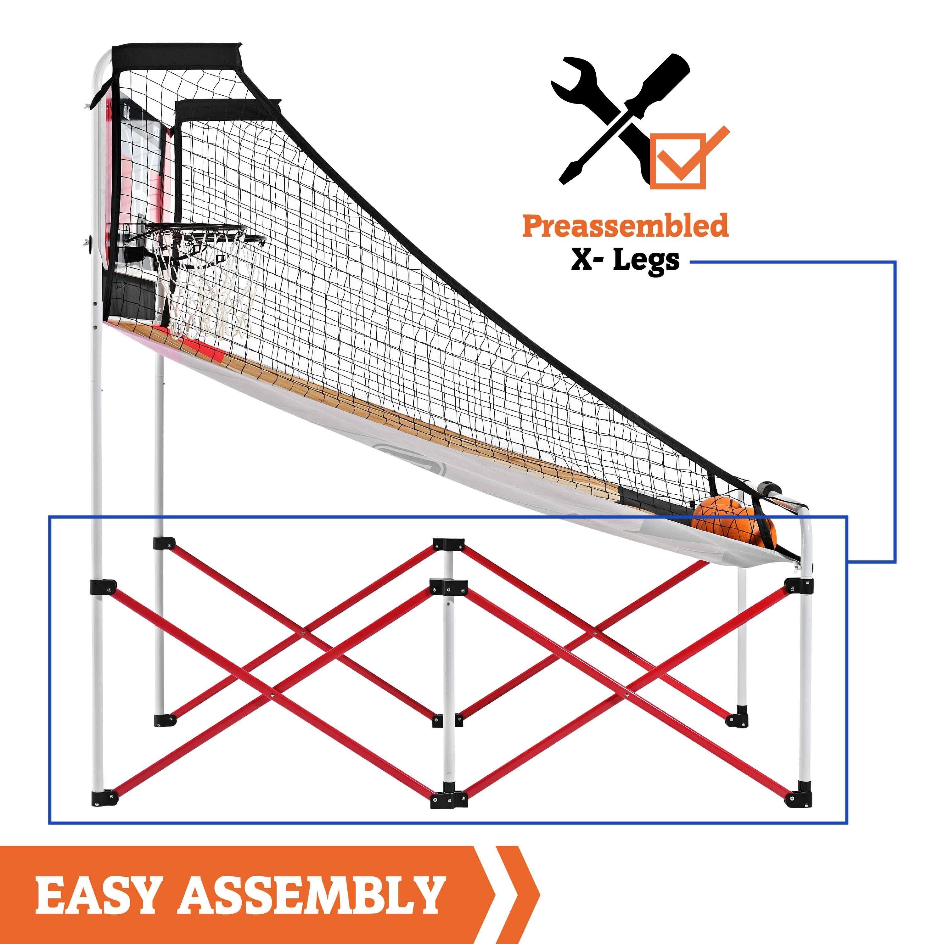 Preassembled X-Legs Easy Assembly