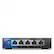 Front. Linksys - 5-Port 10/100/1000 Gigabit Switch - Black/Blue.