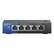 Alt View 12. Linksys - 5-Port 10/100/1000 Gigabit Switch - Black/Blue.