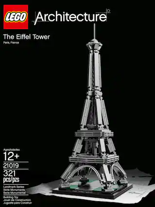 Front. LEGO - Architecture The Eiffel Tower 21019.