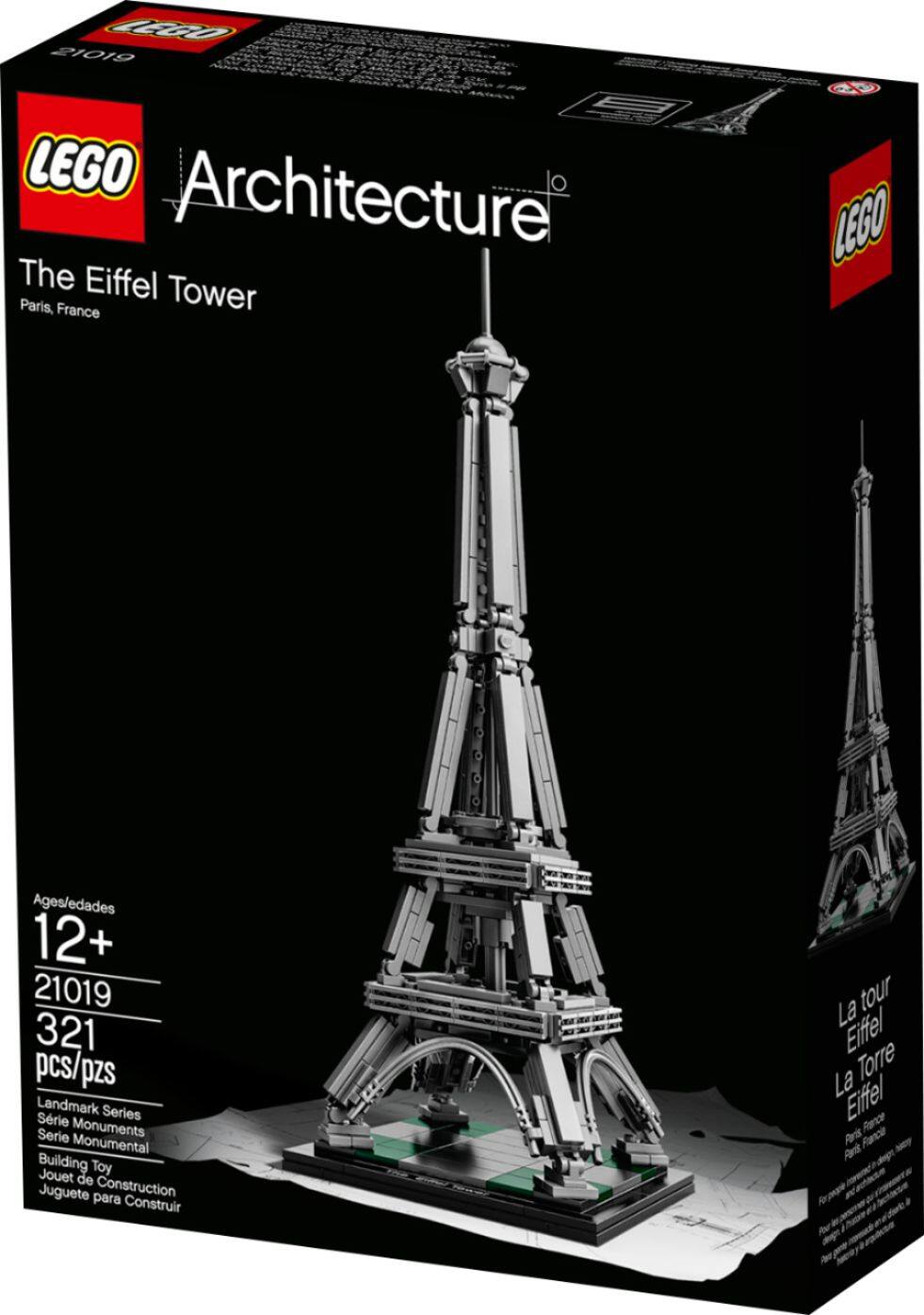 Left. LEGO - Architecture The Eiffel Tower 21019.