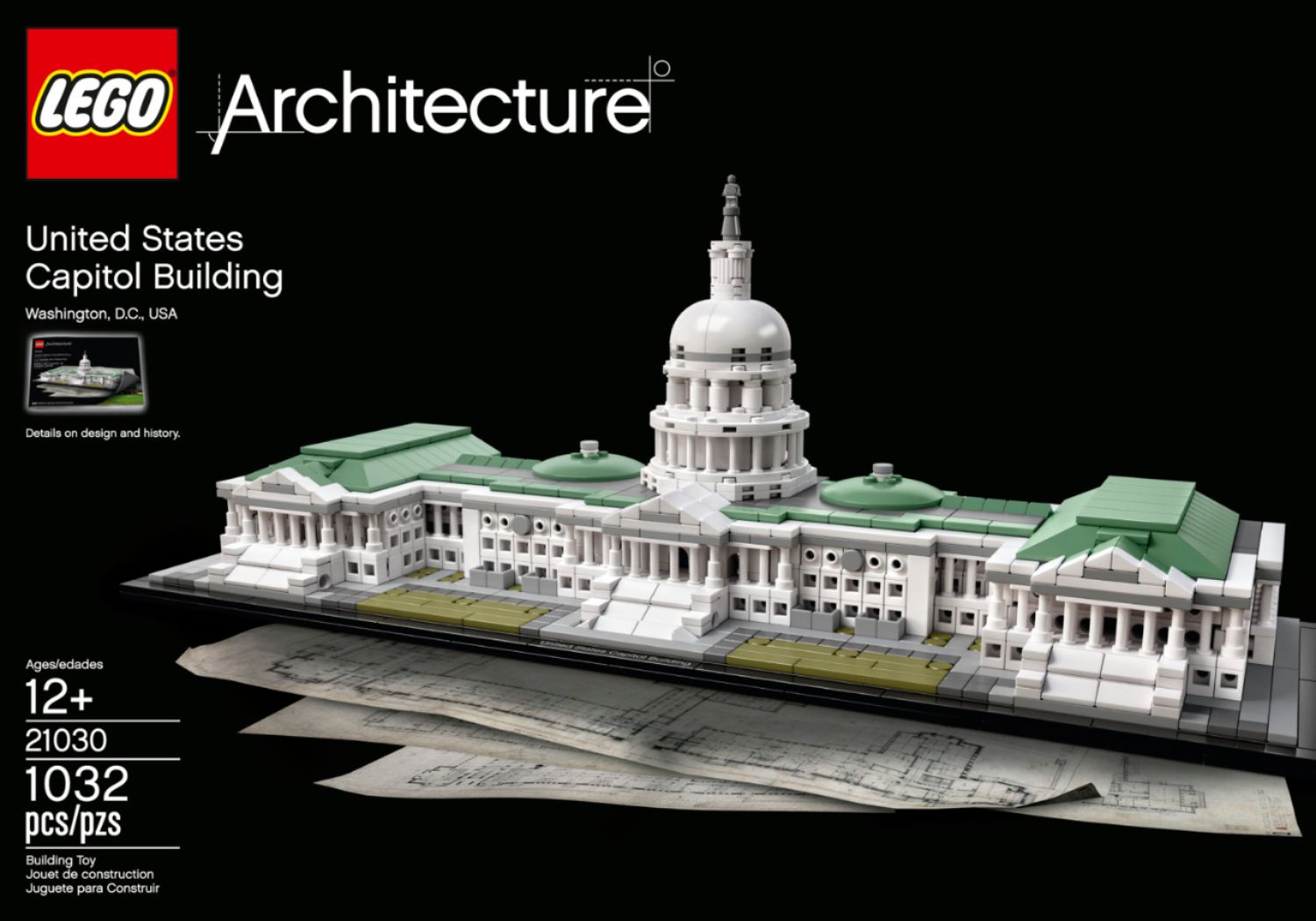 lego architecture capitol building