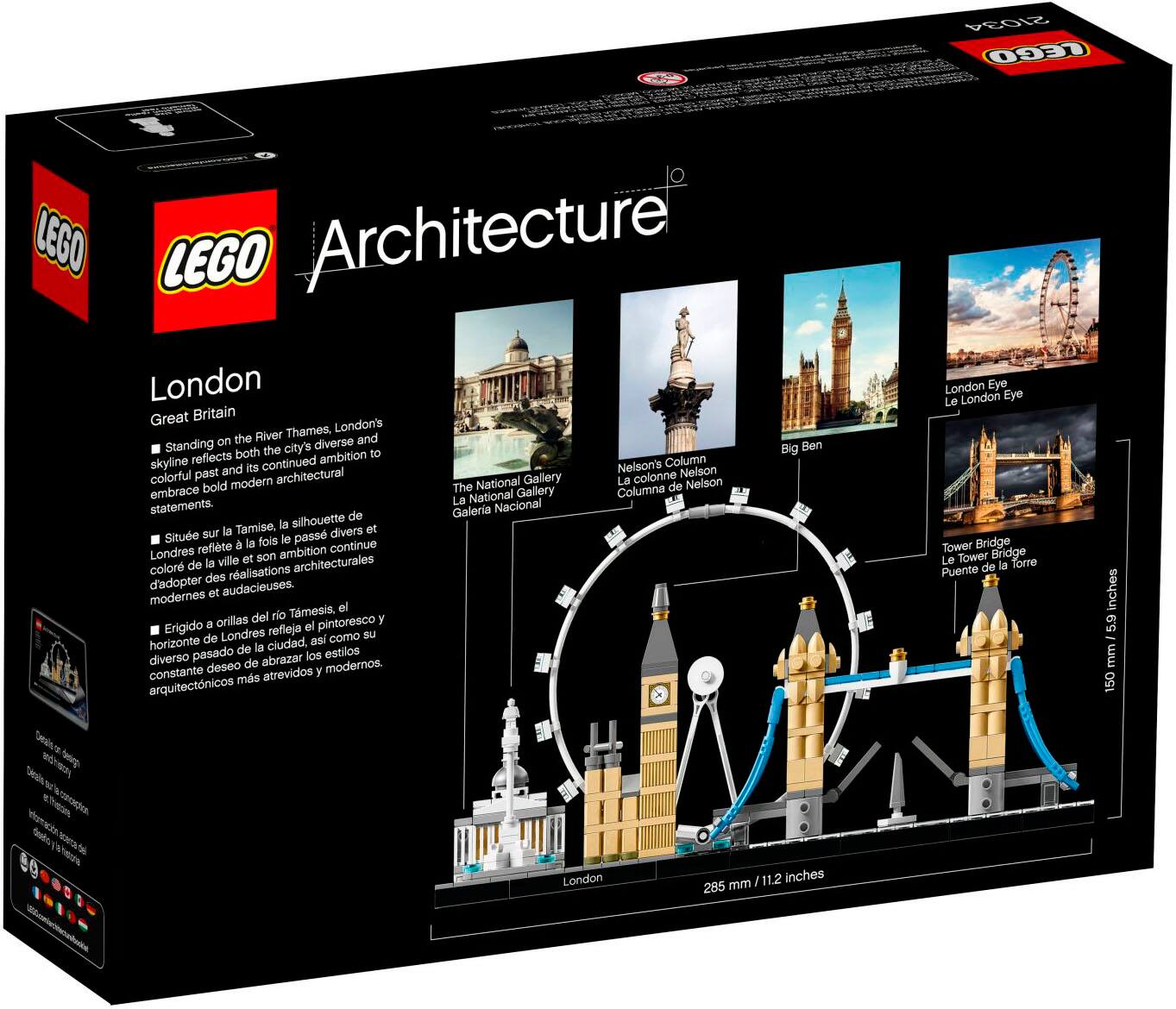Alt View 11. LEGO - Architecture London Skyline 21034.