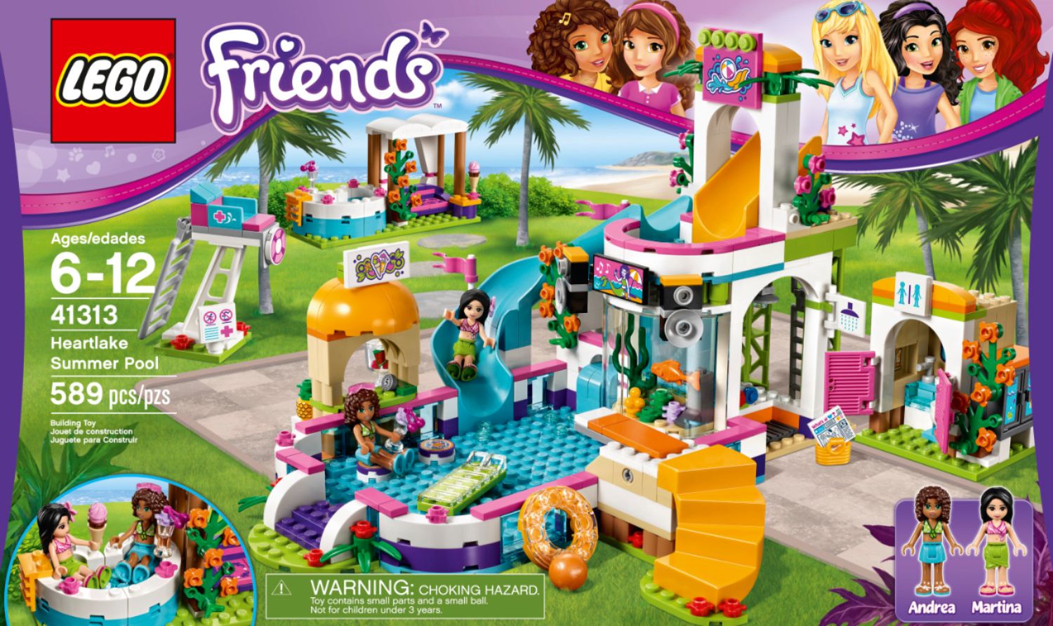 Best Buy: LEGO Friends Summer Pool Multi-Colored 6174672