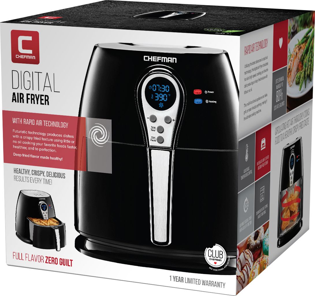 Chefman Digital Air Fryer + Oven - Black, 1 ct - Kroger