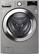 Front. LG - 4.5 Cu. Ft. High-Efficiency Stackable Smart Front Load Washer with Steam and 6Motion Technology - Graphite Steel.