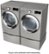 Alt View 17. LG - 4.5 Cu. Ft. High-Efficiency Stackable Smart Front Load Washer with Steam and 6Motion Technology - Graphite Steel.