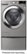 Alt View 1. LG - 4.5 Cu. Ft. High-Efficiency Stackable Smart Front Load Washer with Steam and 6Motion Technology - Graphite Steel.