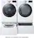 Alt View 15. LG - 7.4 Cu. Ft. Stackable Smart Electric Dryer with Steam and Sensor Dry - White.