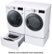 Alt View 21. LG - 7.4 Cu. Ft. Stackable Smart Electric Dryer with Steam and Sensor Dry - White.