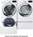 Alt View 13. LG - 7.4 Cu. Ft. Stackable Smart Gas Dryer with Steam and Sensor Dry - White.
