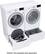 Alt View 15. LG - 7.4 Cu. Ft. Stackable Smart Electric Dryer with Sensor Dry - White.