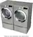 Alt View 15. LG - 7.4 Cu. Ft. 12-Cycle Smart Wi-Fi Electric SteamDryer - Sensor Dry and TurboSteam - Graphite Steel.