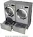 Alt View 17. LG - 7.4 Cu. Ft. 12-Cycle Smart Wi-Fi Electric SteamDryer - Sensor Dry and TurboSteam - Graphite Steel.