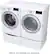 Alt View 17. LG - 7.4 Cu. Ft. Stackable Smart Gas Dryer with Sensor Dry - White.