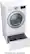 Alt View 3. LG - 7.4 Cu. Ft. Stackable Smart Gas Dryer with Sensor Dry - White.