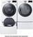 Alt View 14. LG - 7.4 Cu. Ft. Stackable Smart Gas Dryer with Steam and Sensor Dry - White.