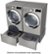 Alt View Zoom 22. LG - 7.4 Cu. Ft. 12-Cycle Smart Wi-Fi Gas SteamDryer with Sensor Dry and TurboSteam - Graphite steel.