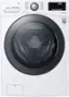 Front. LG - 4.5 Cu. Ft. High-Efficiency Stackable Smart Front Load Washer with Steam and TurboWash 360 Technology - White.