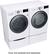 Alt View 17. LG - 4.5 Cu. Ft. High-Efficiency Stackable Smart Front Load Washer with Steam and TurboWash 360 Technology - White.