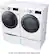 Alt View 20. LG - 4.5 Cu. Ft. High-Efficiency Stackable Smart Front Load Washer with Steam and TurboWash 360 Technology - White.