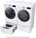 Alt View 21. LG - 4.5 Cu. Ft. High-Efficiency Stackable Smart Front Load Washer with Steam and TurboWash 360 Technology - White.
