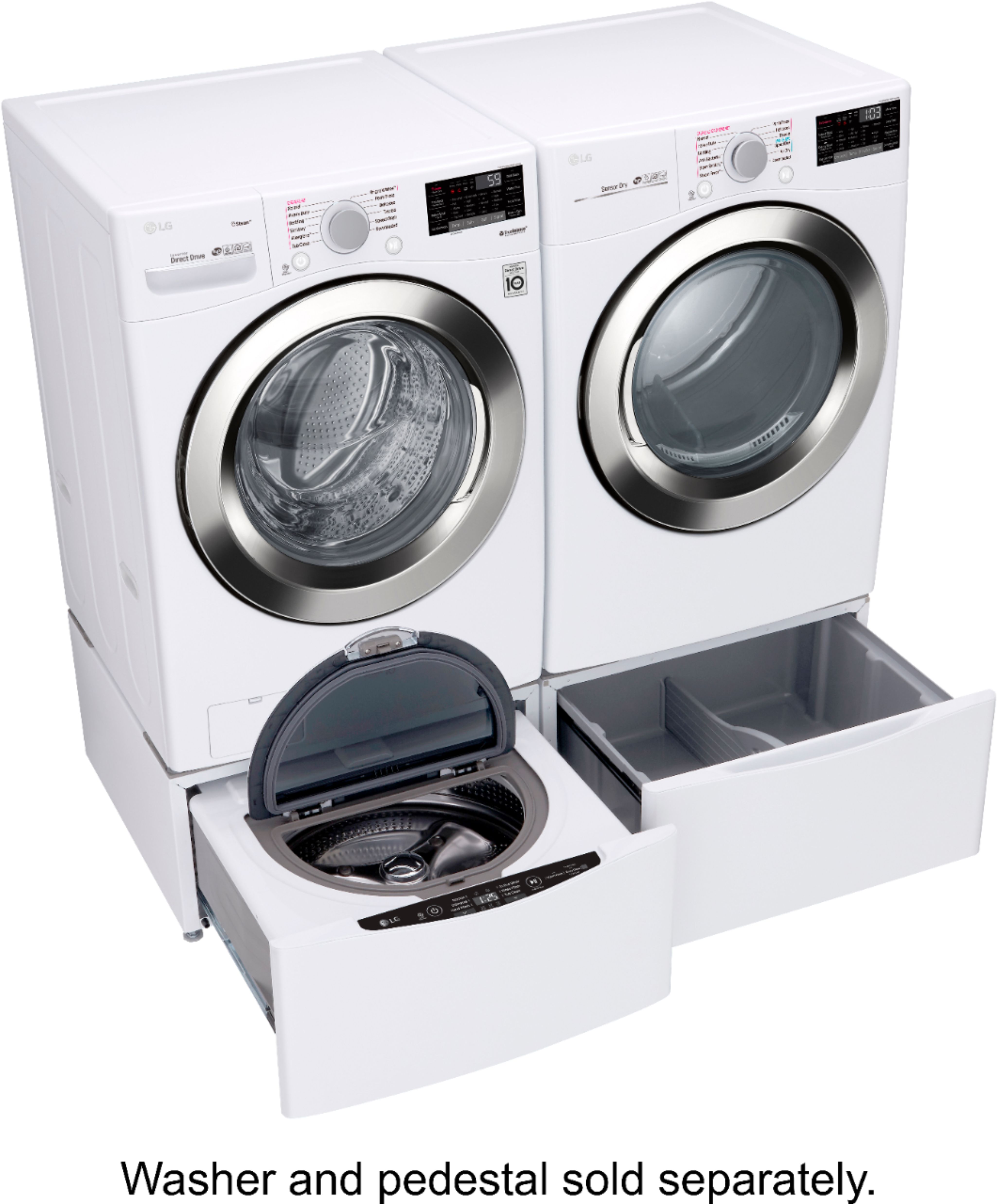 LG TrueSteam 7.4 Cu. Ft. 12-Cycle Electric Dryer with  - Best Buy