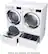 Alt View 12. LG - 7.4 Cu. Ft. 12-Cycle Smart Wi-Fi Electric SteamDryer - Sensor Dry and TurboSteam - White.