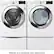 Alt View 6. LG - 7.4 Cu. Ft. 12-Cycle Smart Wi-Fi Electric SteamDryer - Sensor Dry and TurboSteam - White.