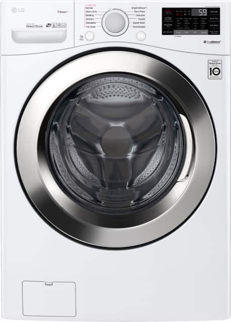 LG 4.5 Cu. Ft. High Efficiency Stackable Smart Front Load Washer