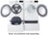 Alt View Zoom 5. LG - 4.5 Cu. Ft. High-Efficiency Stackable Smart Front Load Washer with Steam and 6Motion Technology - White.