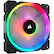 Alt View 14. CORSAIR - LL Series RGB 140mm Computer Case Fan Kit with RGB Lighting Controller (2-pack) - Black.