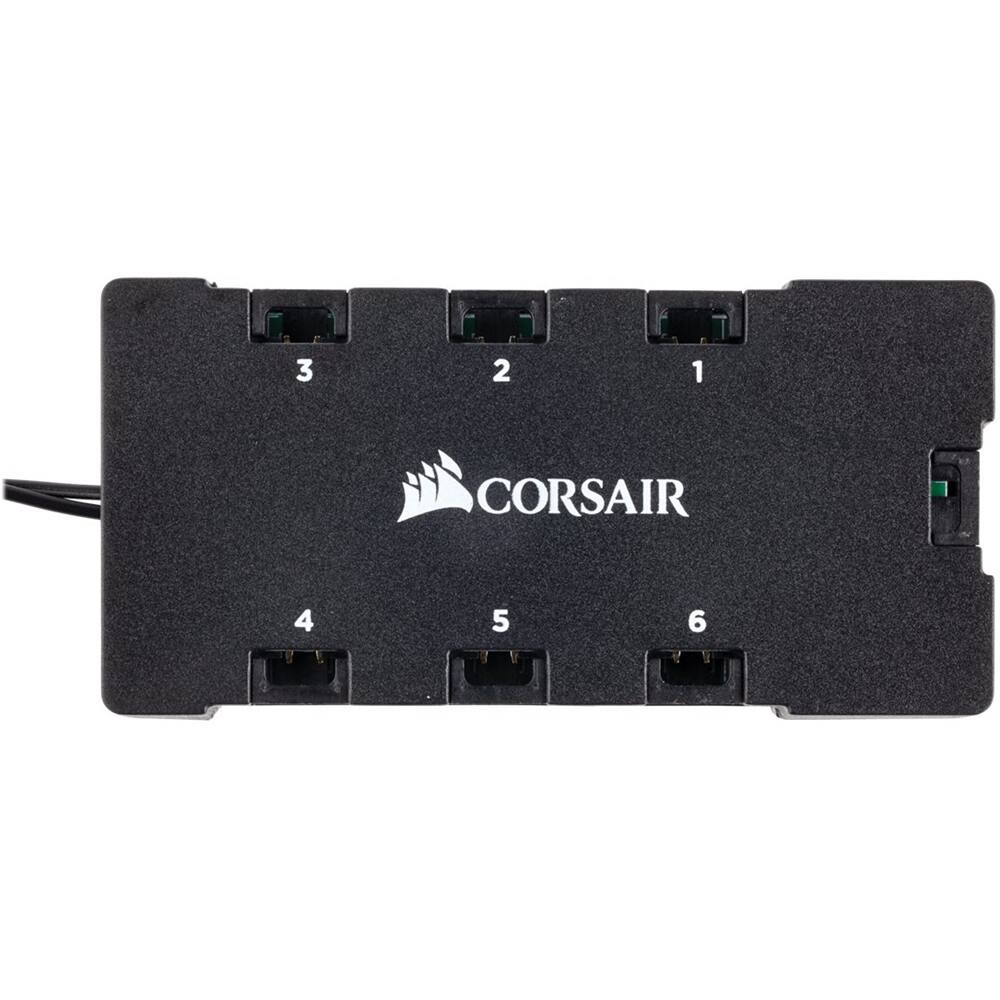 Alt View 19. CORSAIR - LL Series RGB 140mm Computer Case  Fan Kit with RGB Lighting Controller (2-pack) - Black.