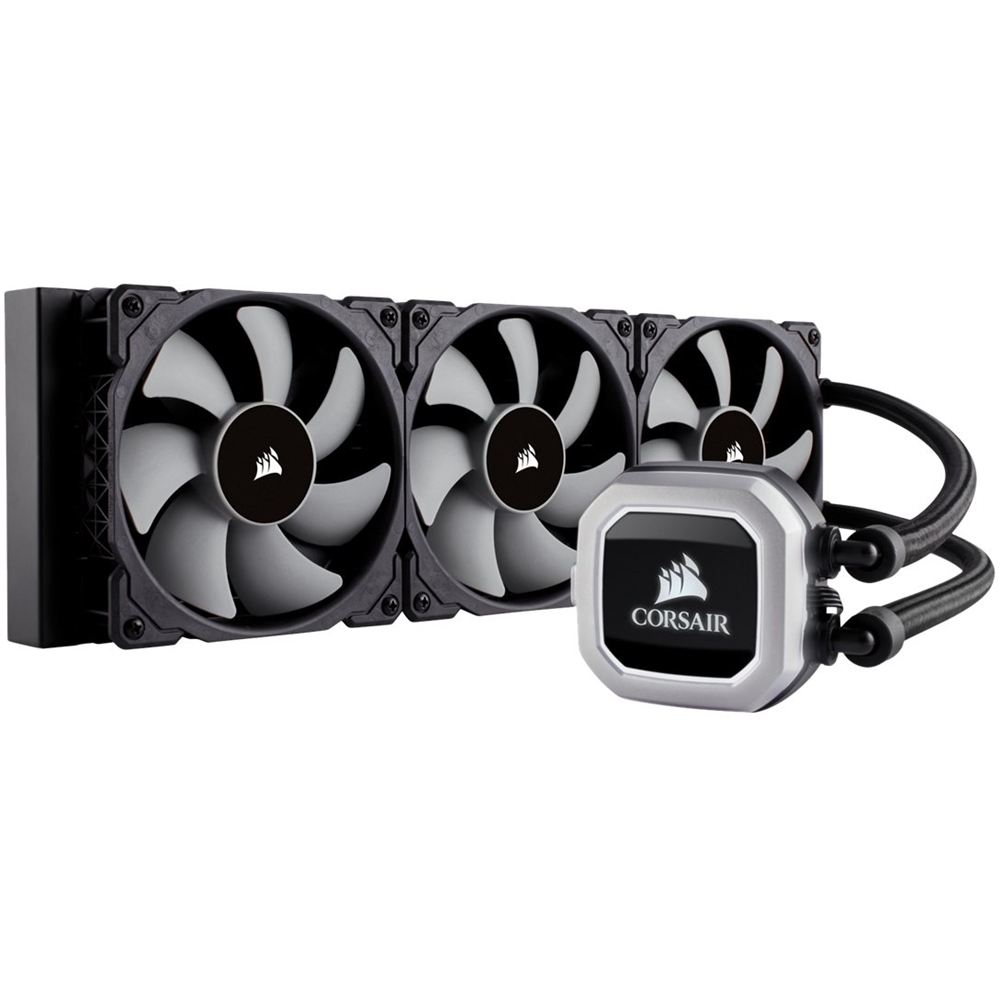 Uforenelig usikre lineær CORSAIR Hydro Series 120mm Liquid Cooling System Black/Gray CW-9060031-WW -  Best Buy