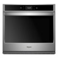 Whirlpool - 30" Built-In Single Electric Convection Wall Oven with Air Fry when Connected - Stainless Steel