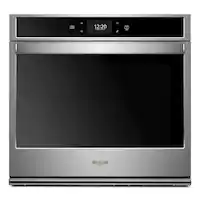 Whirlpool - 30" Built-In Single Electric Convection Wall Oven with Air Fry when Connected - Stainless Steel - Front_Zoom