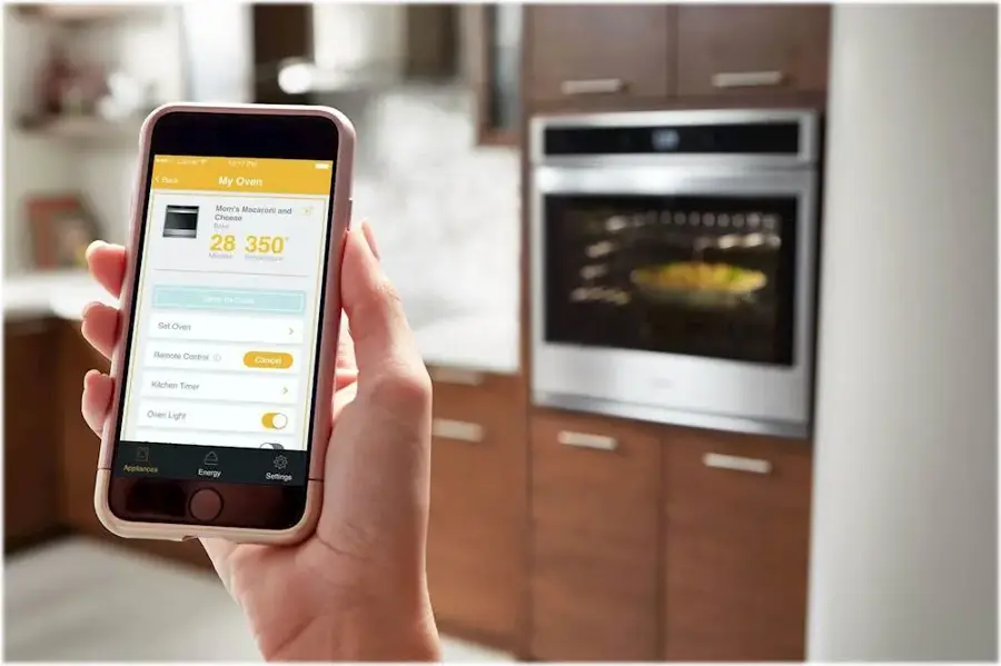 Alt View 17. Whirlpool - 30" Built-In Single Electric Convection Wall Oven with Air Fry when Connected - Stainless Steel.