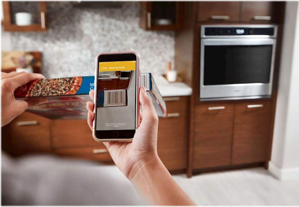 Alt View 18. Whirlpool - 30" Built-In Single Electric Convection Wall Oven with Air Fry when Connected - Stainless Steel.