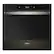 Front. Whirlpool - 27" Built-In Single Electric Convection Wall Oven with Air Fry when Connected - Black Stainless Steel.