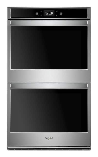 Whirlpool 30 Built In Double Electric Convection Wall Oven Stainless Steel Wod77ec0hs Best Buy