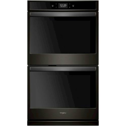Whirlpool - 30" Built-In Double Electric Convection Wall Oven - Black Stainless Steel