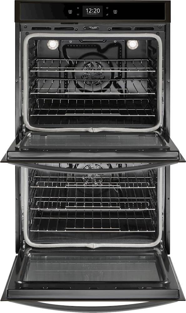 Whirlpool 30" BuiltIn Double Electric Convection Wall Oven Black